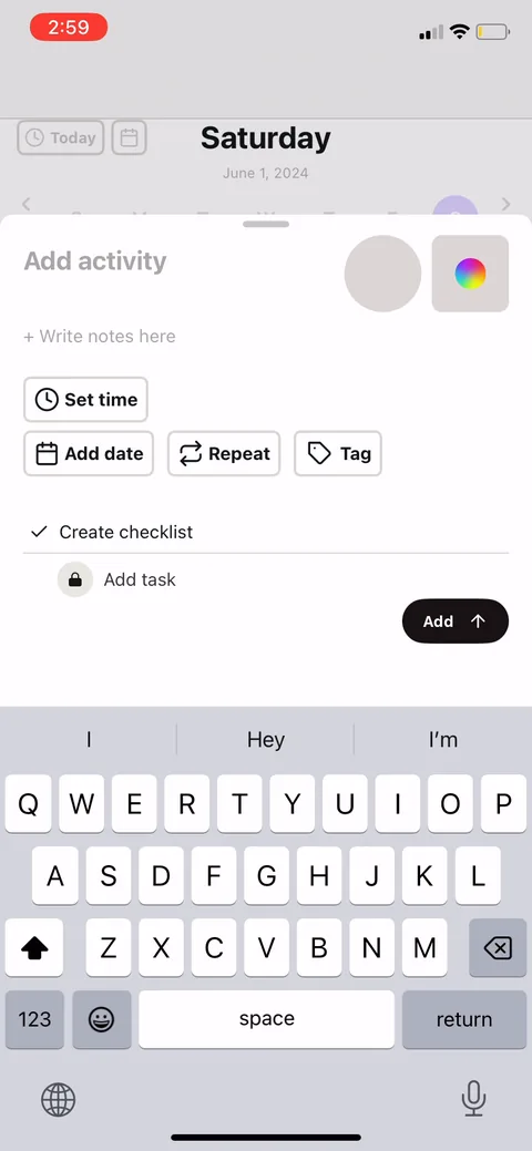 Tiimo onboarding screen 50