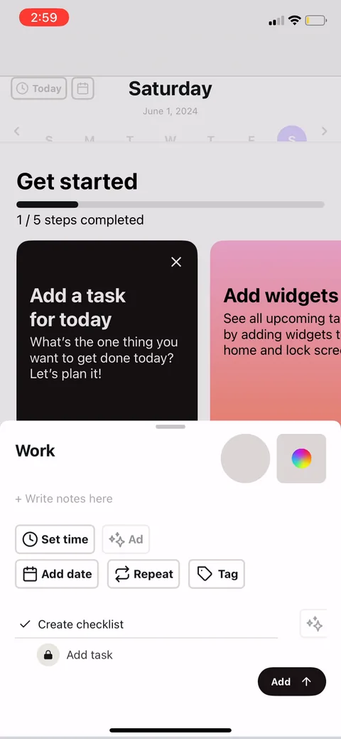 Tiimo onboarding screen 51