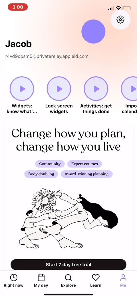 Tiimo onboarding screen 64