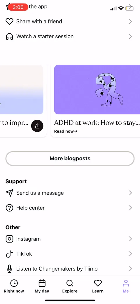 Tiimo onboarding screen 68