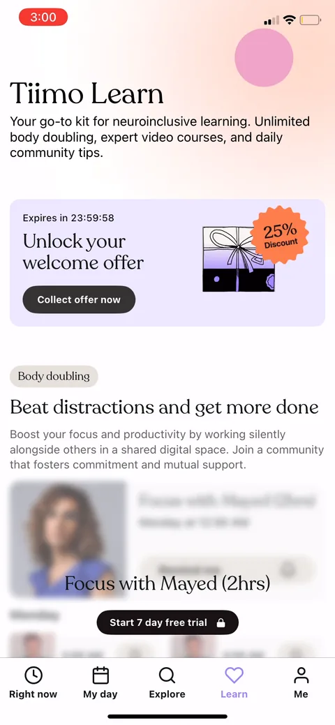 Tiimo onboarding screen 74