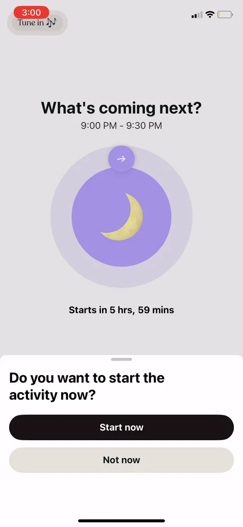 Tiimo onboarding screen 85