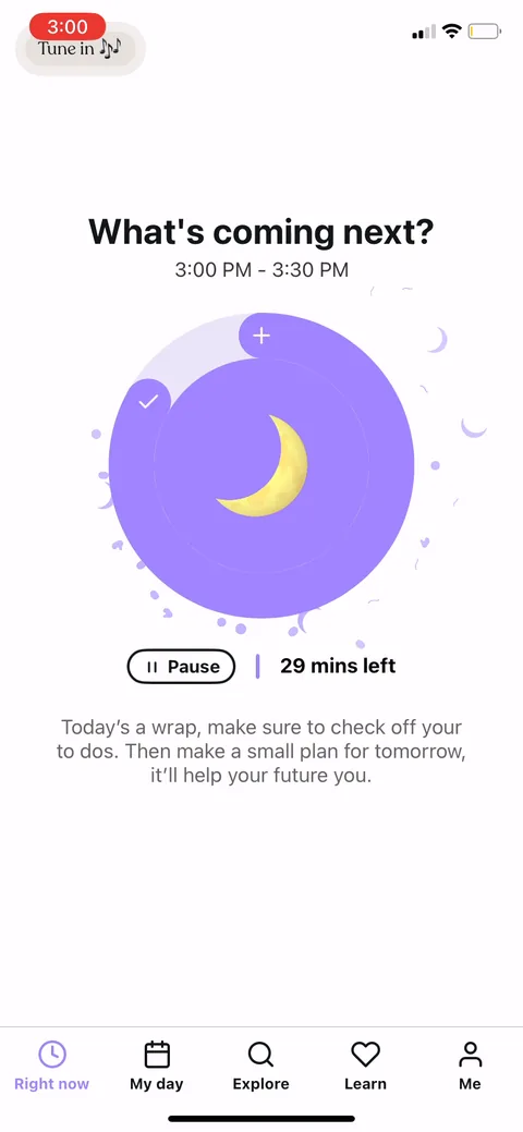 Tiimo onboarding screen 87
