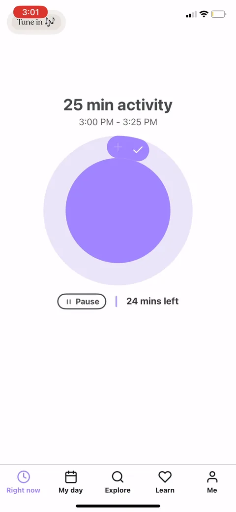 Tiimo onboarding screen 90