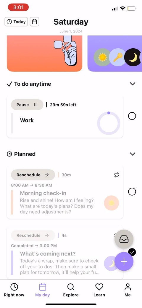 Tiimo onboarding screen 92