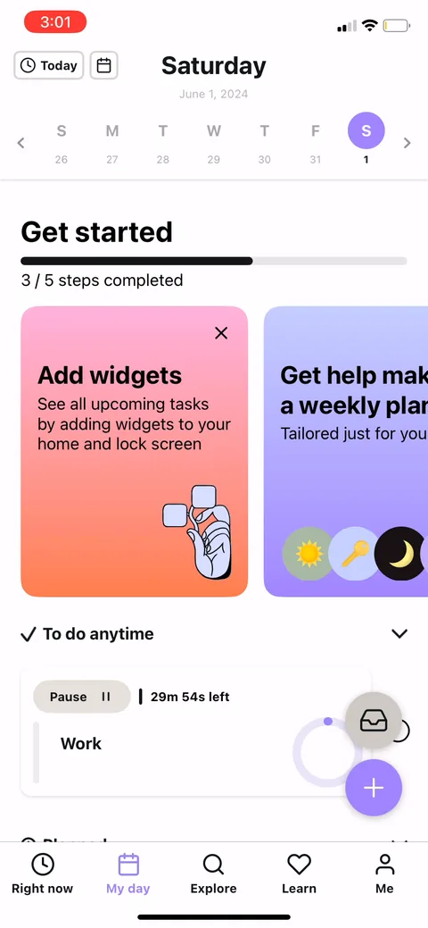 Tiimo onboarding screen 95