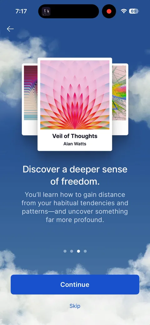 Waking Up onboarding screen 23