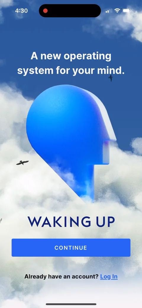 Waking Up onboarding flow