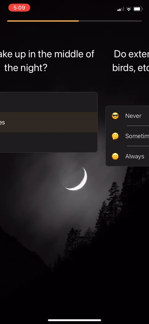 White Noice Deep Sleep Sounds onboarding screen 8