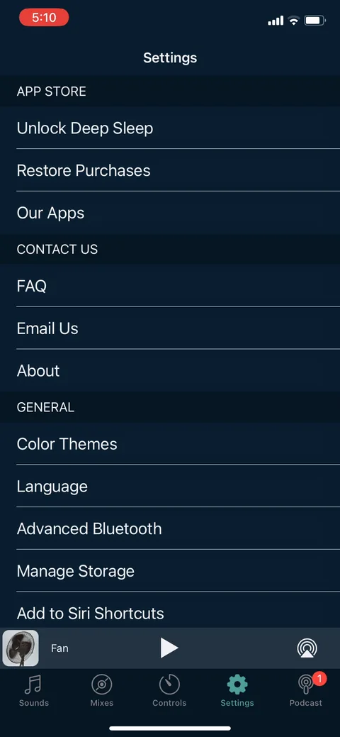 White Noice Deep Sleep Sounds onboarding screen 22