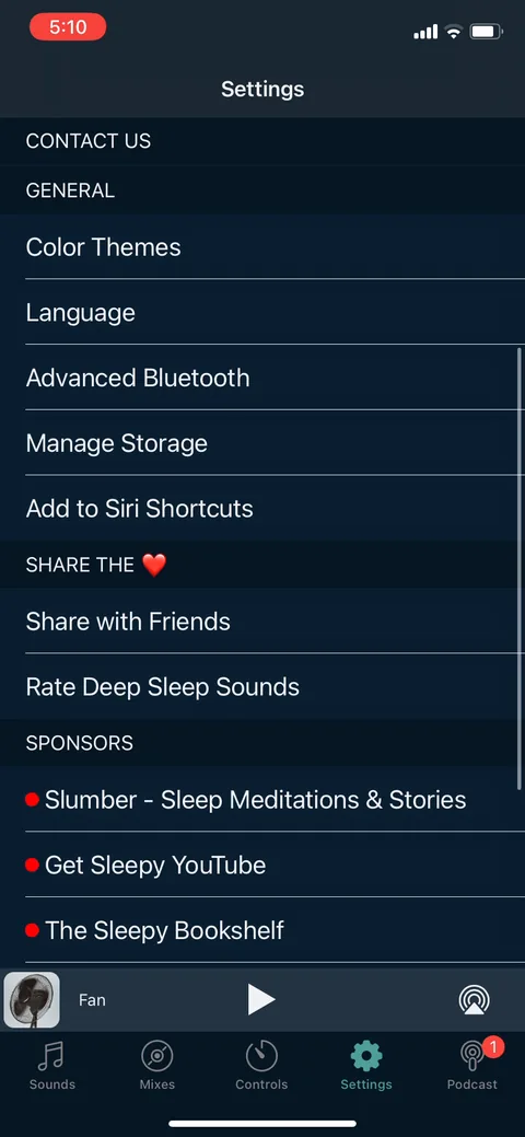 White Noice Deep Sleep Sounds onboarding screen 23