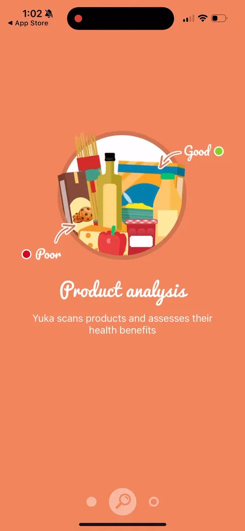 Yuka onboarding screen 4