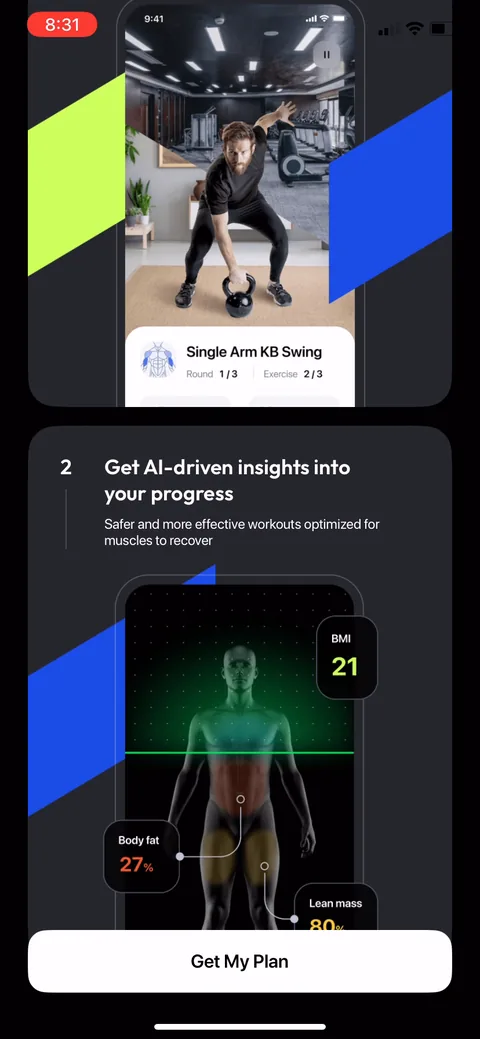 Zing Coach onboarding screen 47