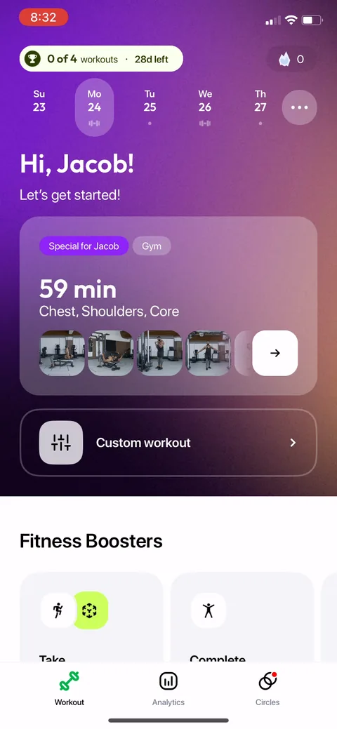 Zing Coach onboarding screen 57