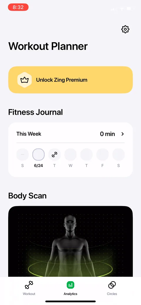 Zing Coach onboarding screen 61