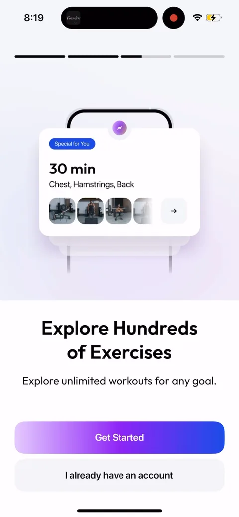 Zing Coach onboarding screen 2