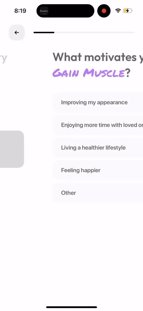 Zing Coach onboarding screen 12