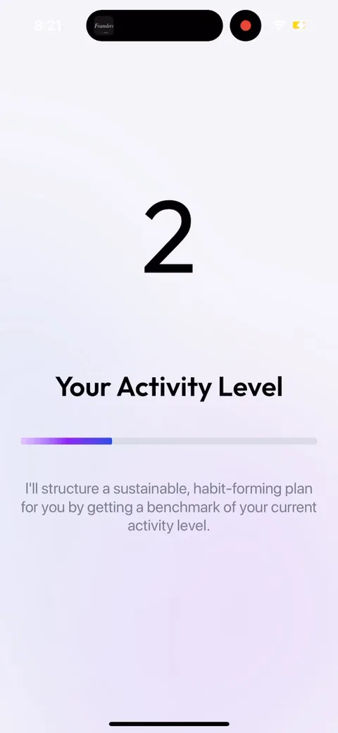 Zing Coach onboarding screen 27