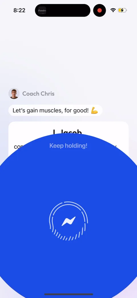 Zing Coach onboarding screen 46