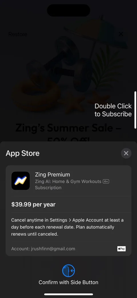 Zing Coach onboarding screen 56