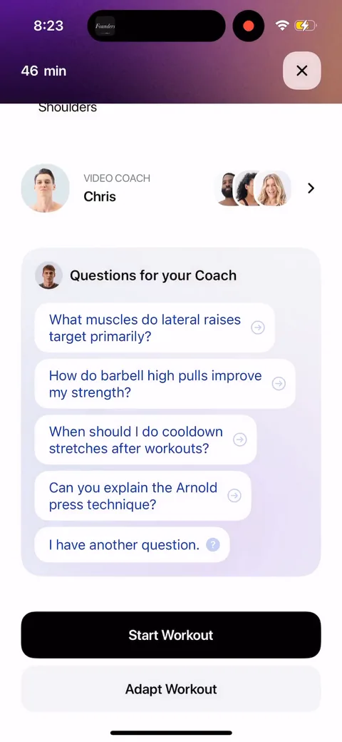 Zing Coach onboarding screen 69
