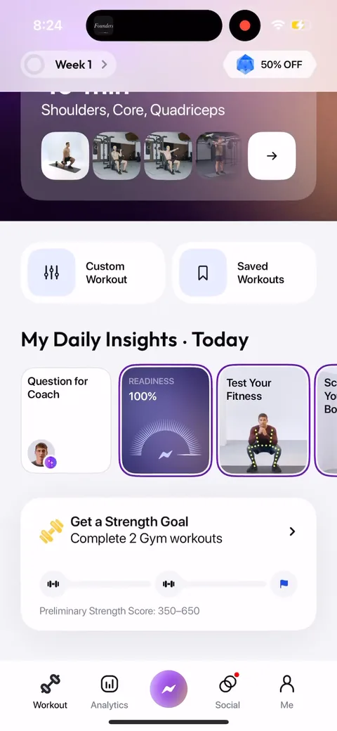 Zing Coach onboarding screen 80