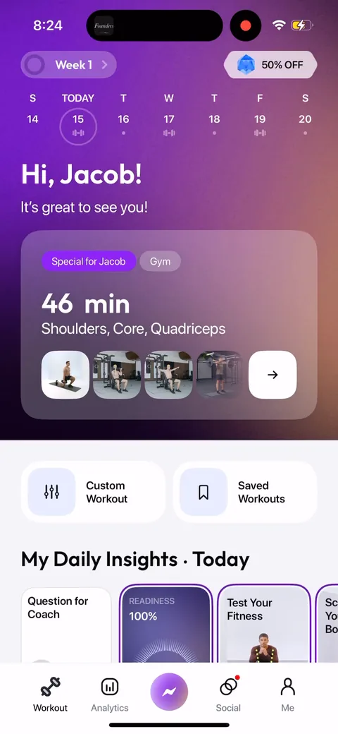 Zing Coach onboarding screen 81